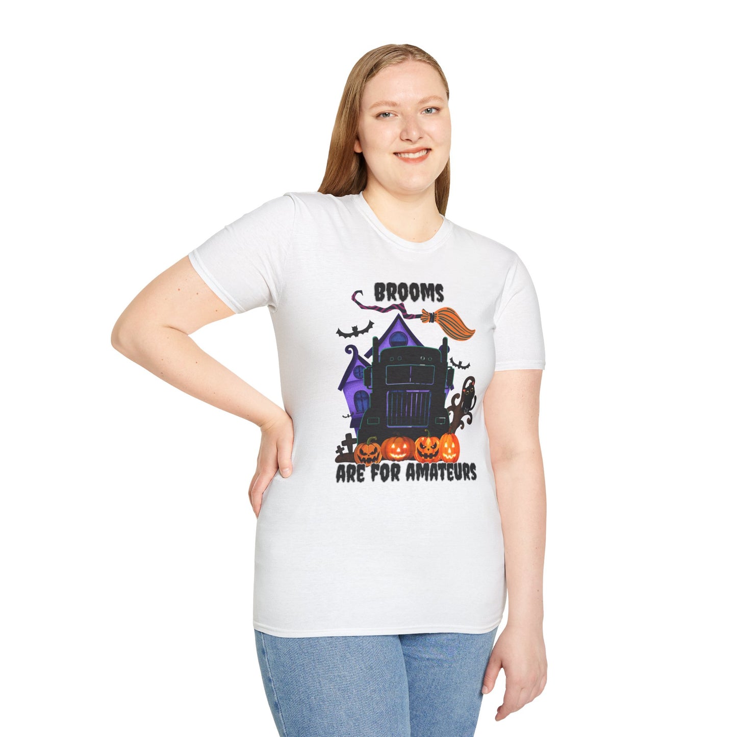 Brooms Are for Amateurs Halloween Tee