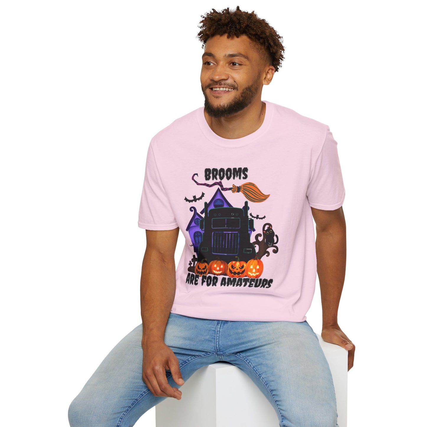 Brooms Are for Amateurs Halloween Tee