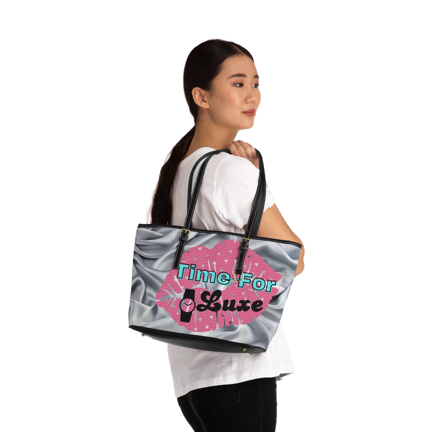 Logo Leather Shoulder Bag
