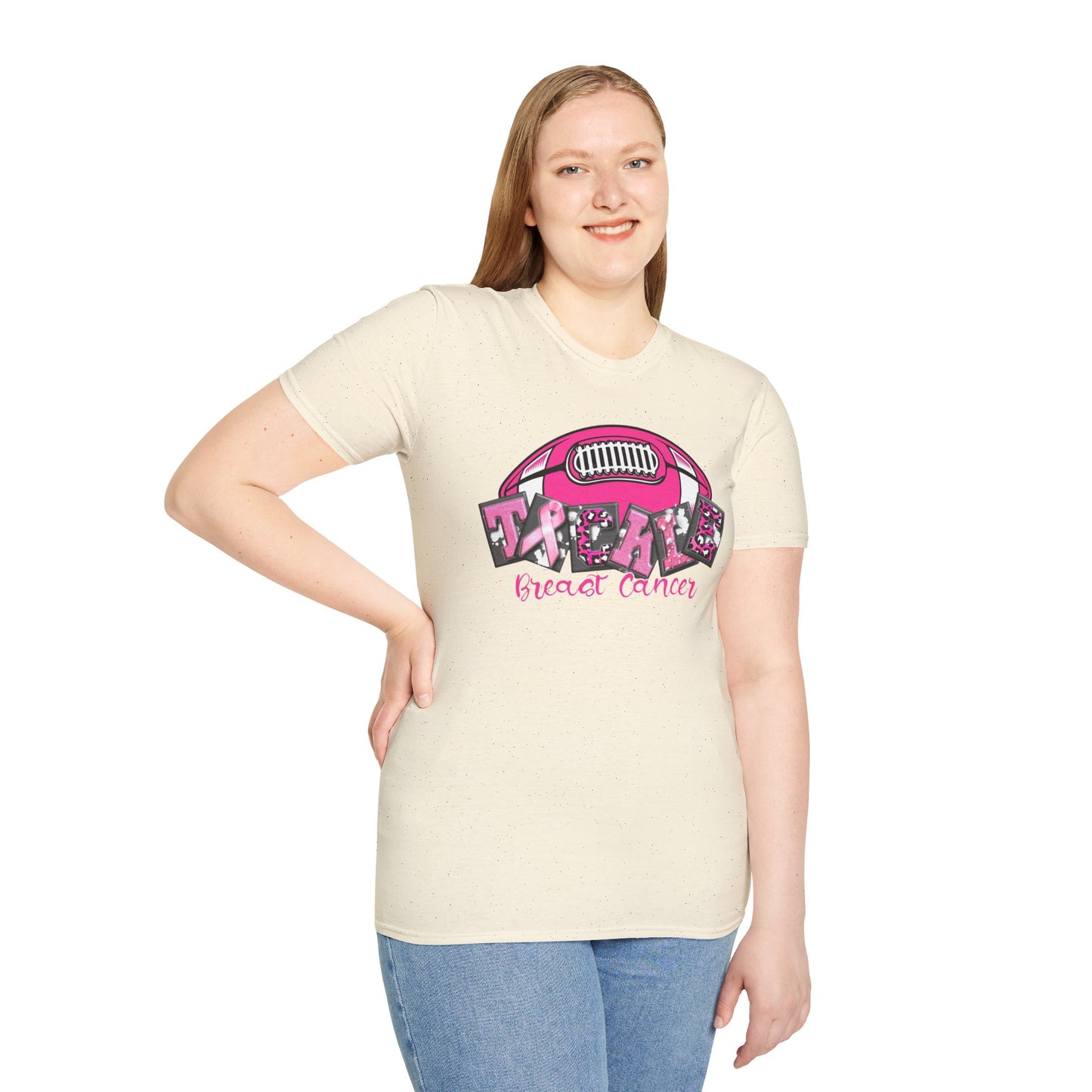 Tackle Breast Cancer Unisex Soft Style Tee