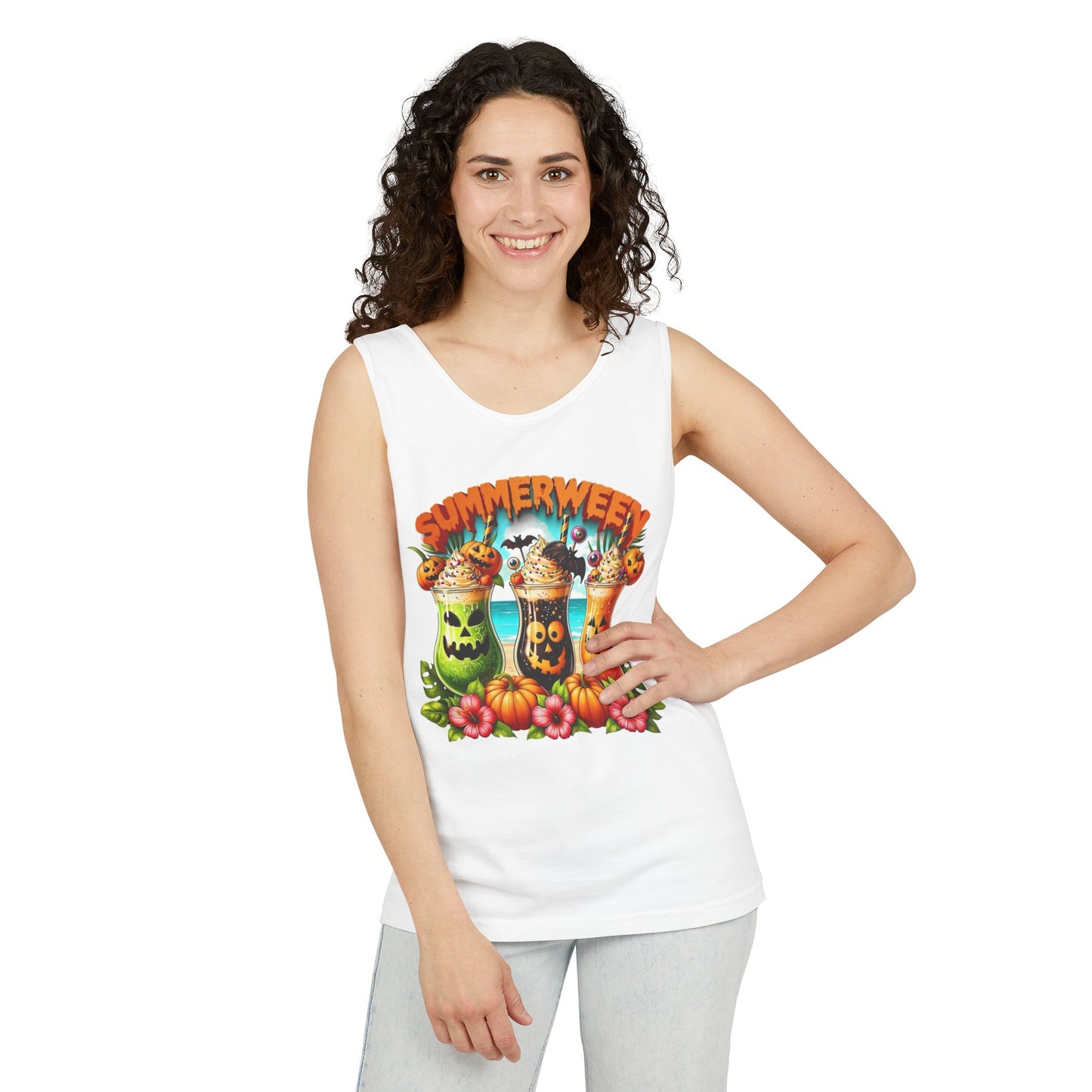Summerween Unisex Garment-Dyed Tank Top