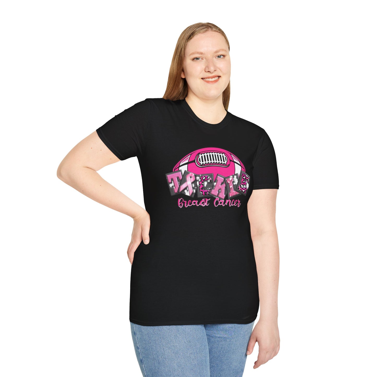Tackle Breast Cancer Unisex Soft Style Tee