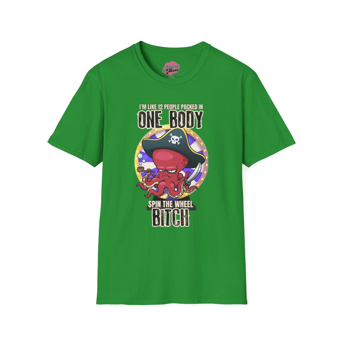 Spin the Wheel Octopus Unisex Graphic Tee