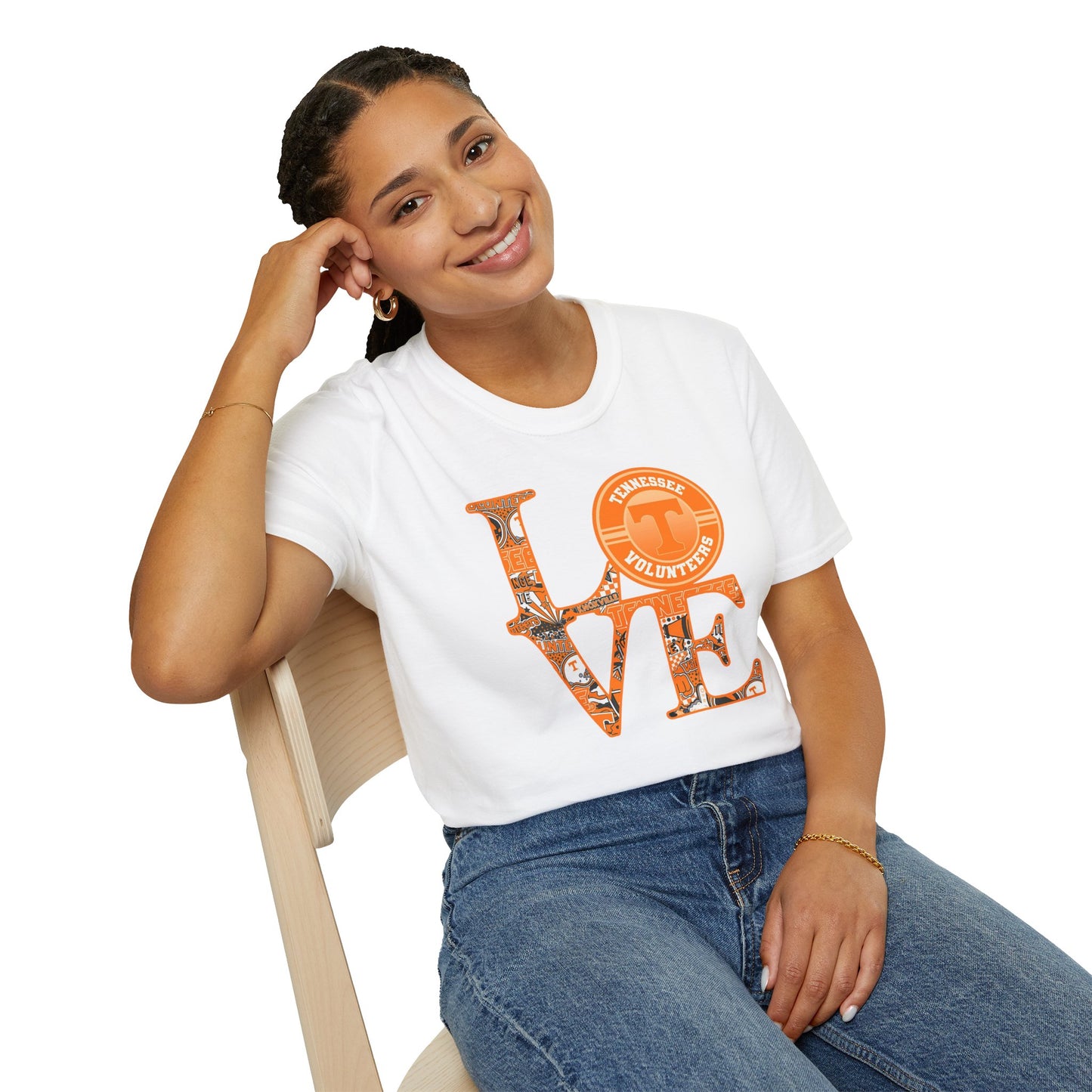 Tennessee Vols Love Unisex Soft Style Tee