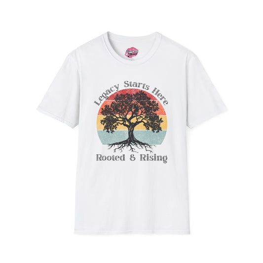Rooted & Rising Legacy Unisex Softstyle T-Shirt