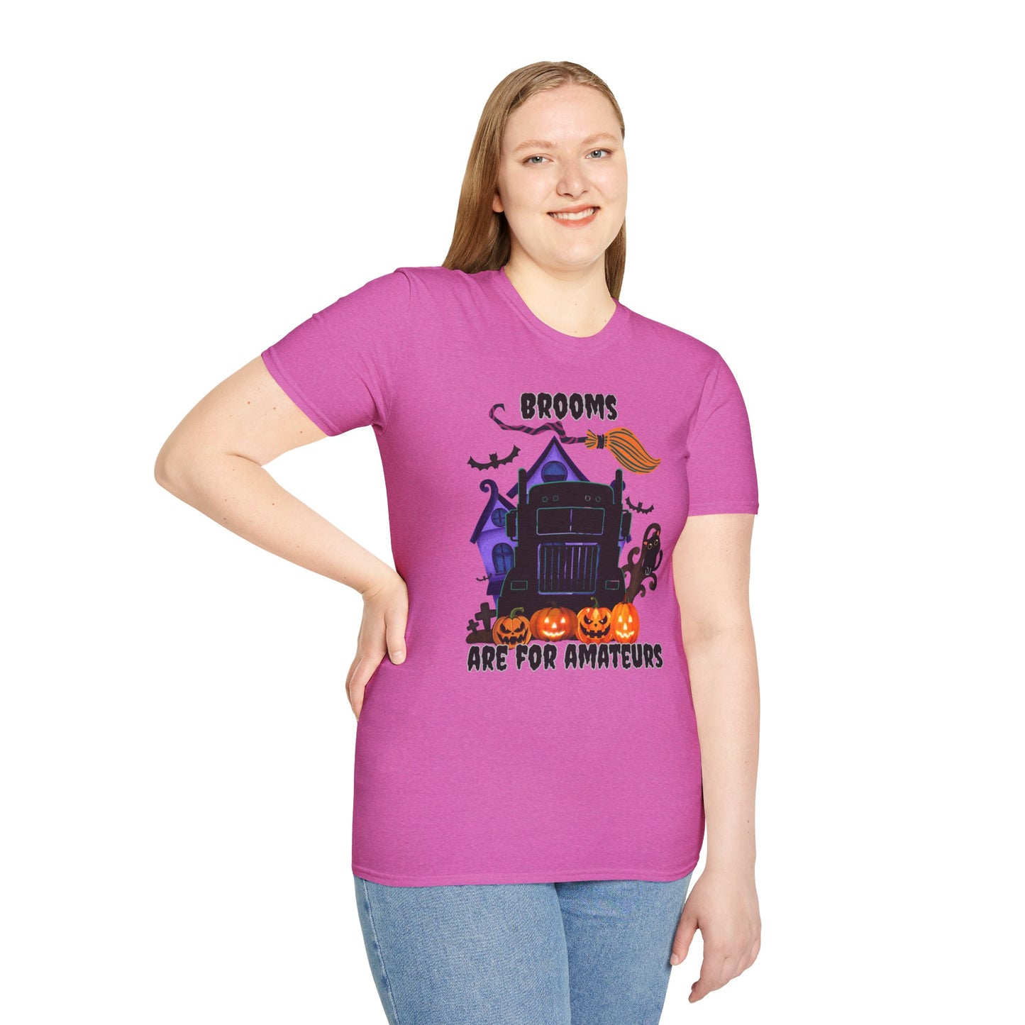 Brooms Are for Amateurs Halloween Tee