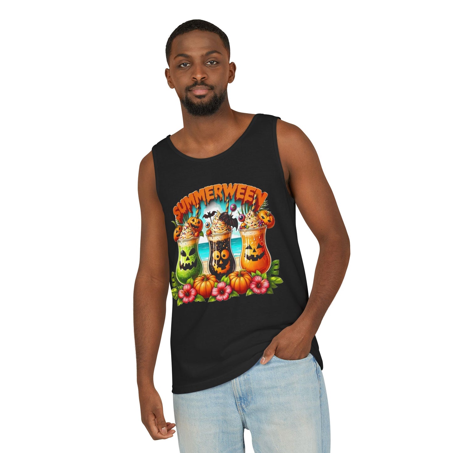 Summerween Unisex Garment-Dyed Tank Top