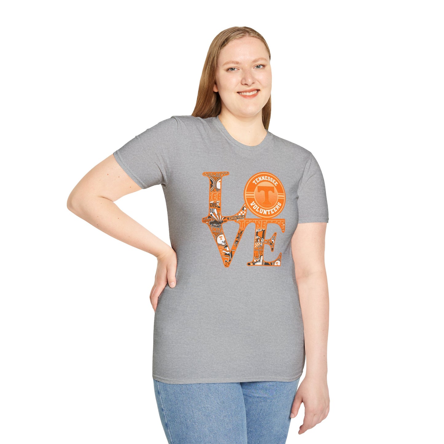 Tennessee Vols Love Unisex Soft Style Tee