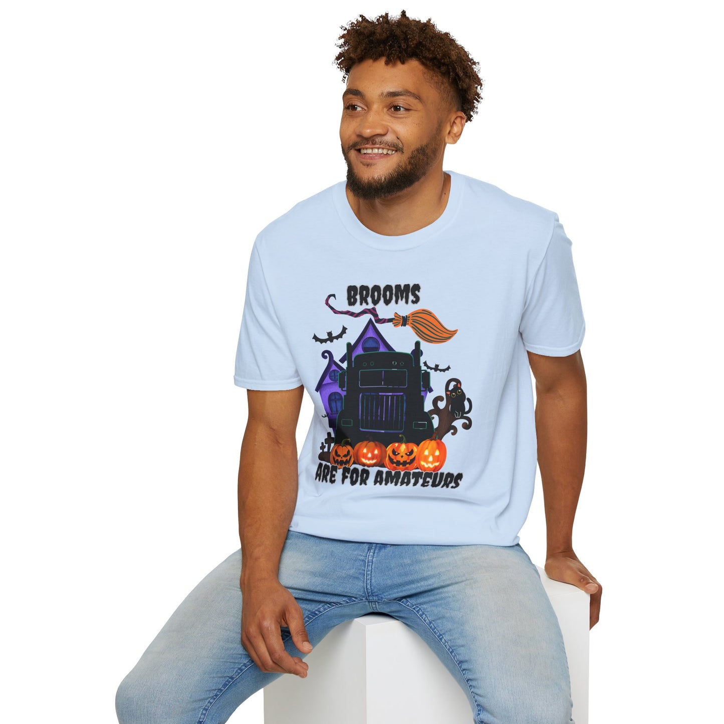 Brooms Are for Amateurs Halloween Tee