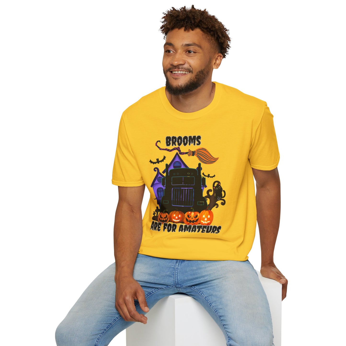 Brooms Are for Amateurs Halloween Tee