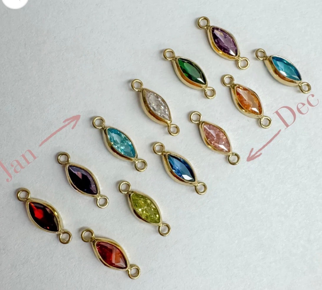 Birthstone Connectors -G- Marquee