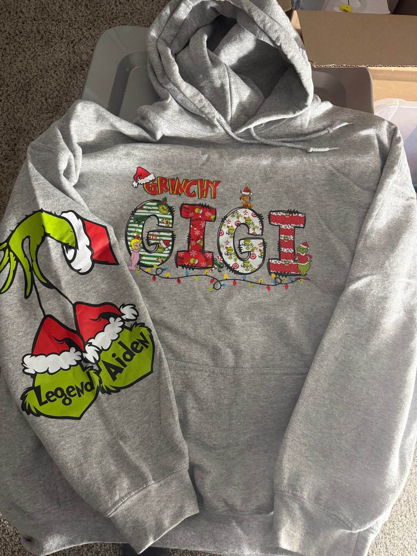 Grinchy Mom/Gigi/Dad Hoodie
