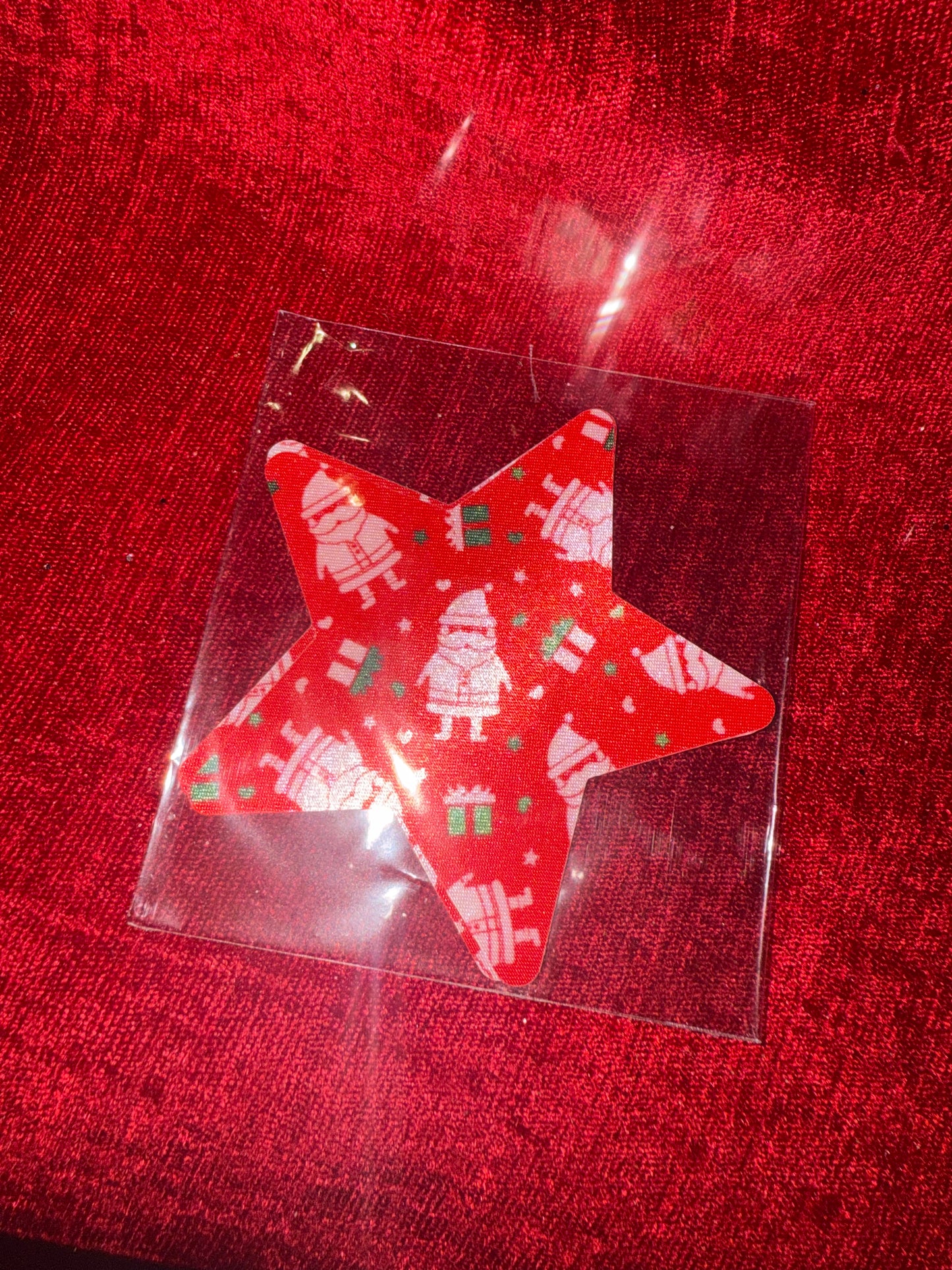 Santa Stars Nipple Covers