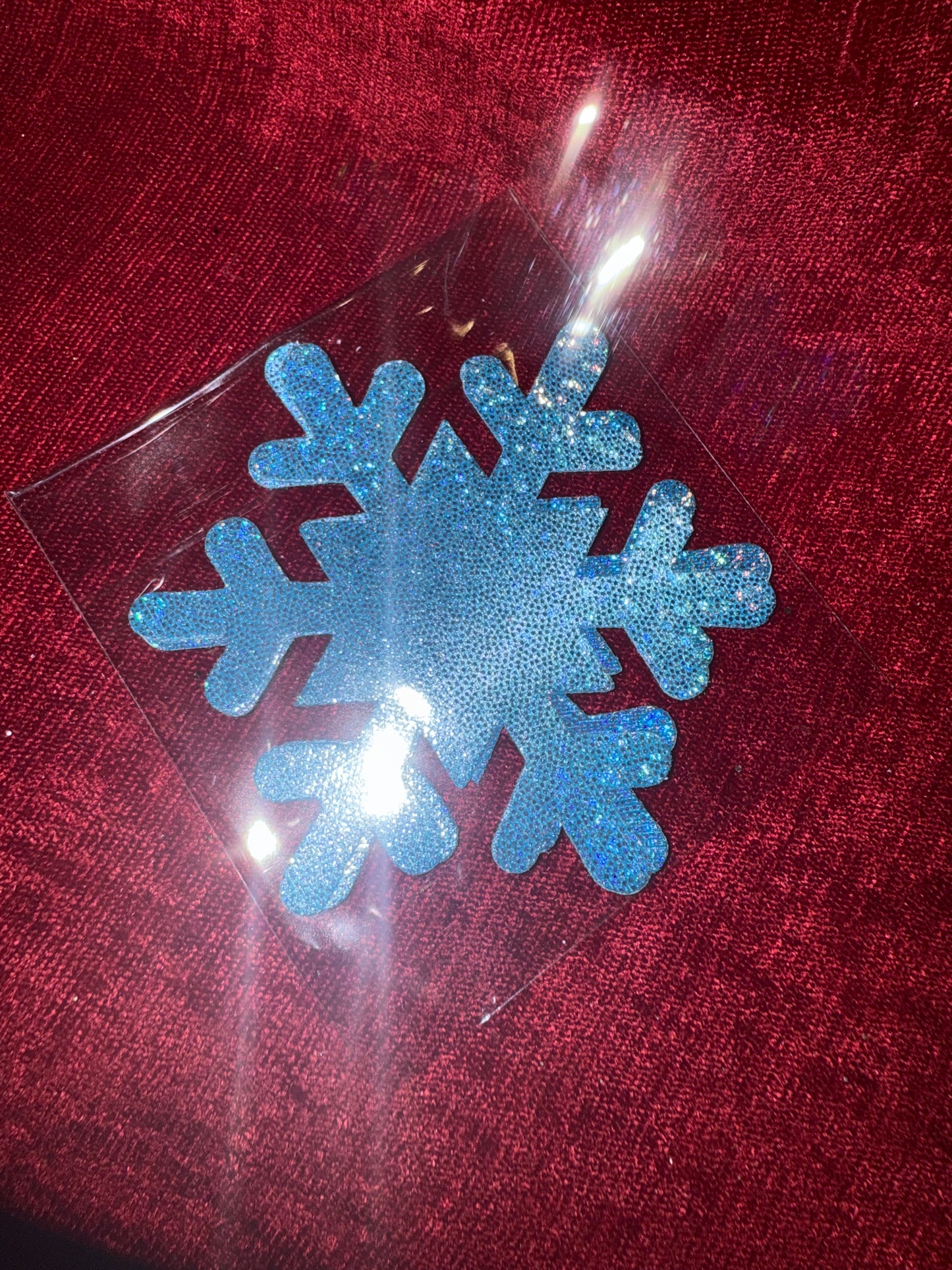 Blue Snowflake Nipple Covers