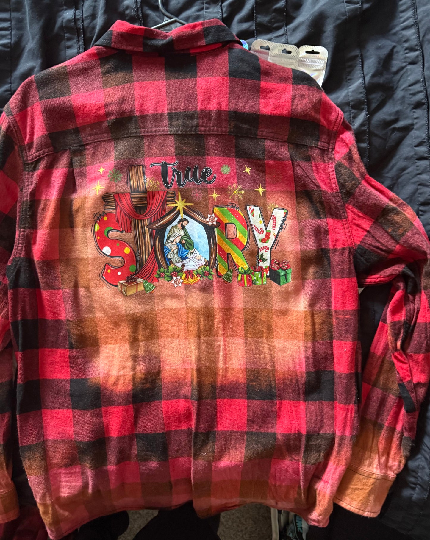 True Story Bleached Flannel - Large