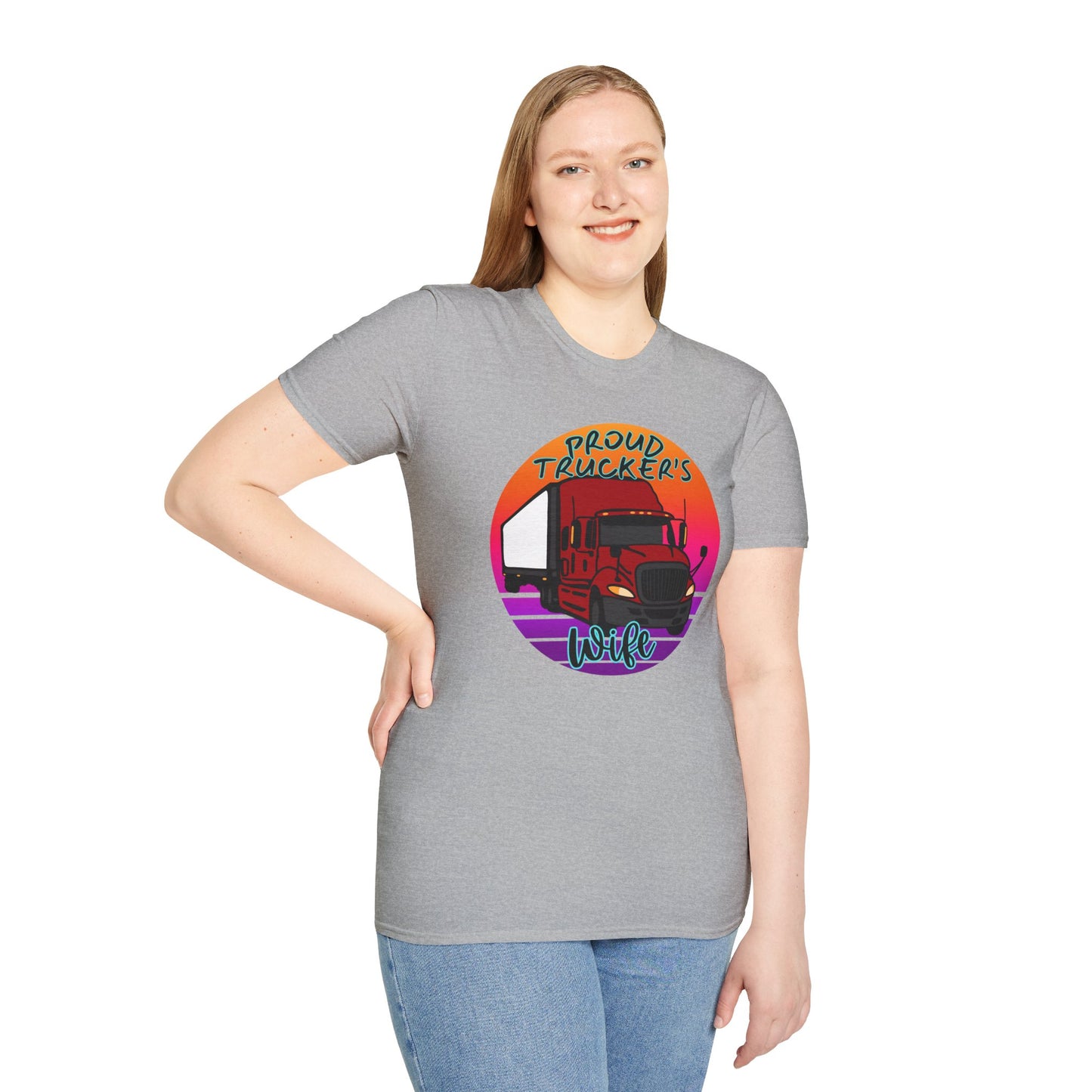 Proud Trucker's Wife Unisex Tee
