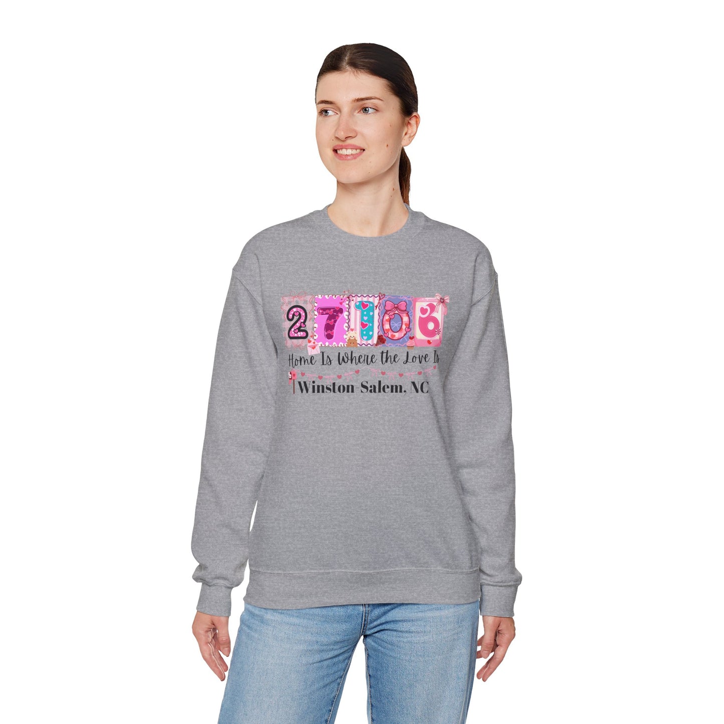 Home Is Where The Love Is Crewneck Sweatshirt