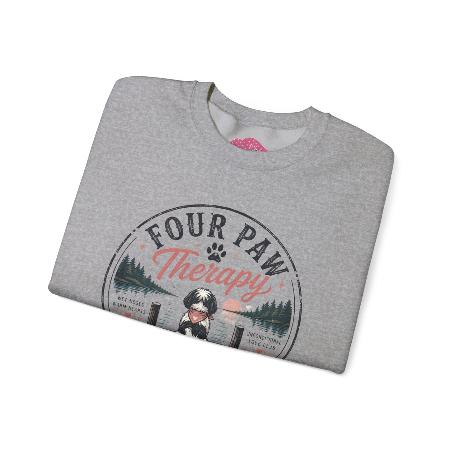 Four Paws Therapy Crewneck Sweatshirt