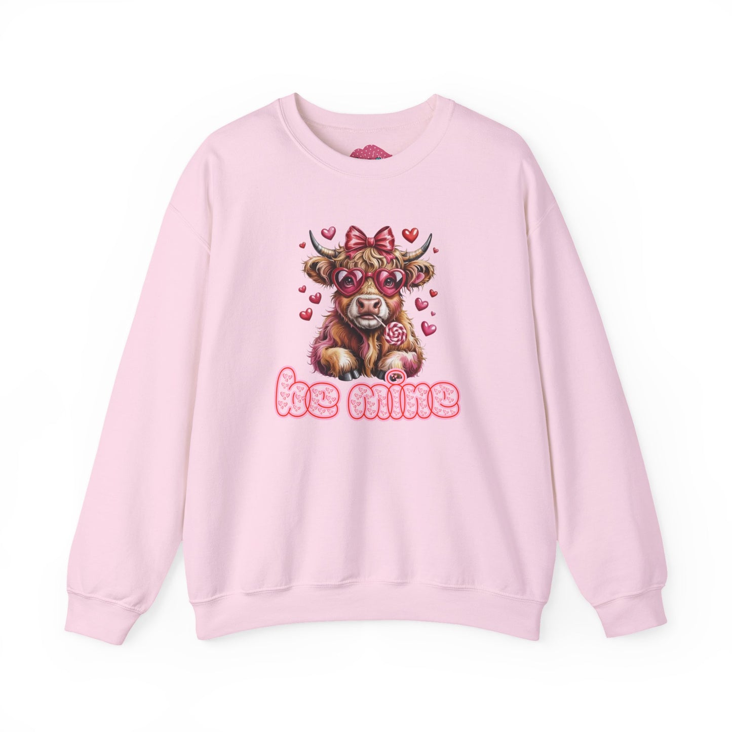Valentine Cow 'Be Mine' Sweatshirt