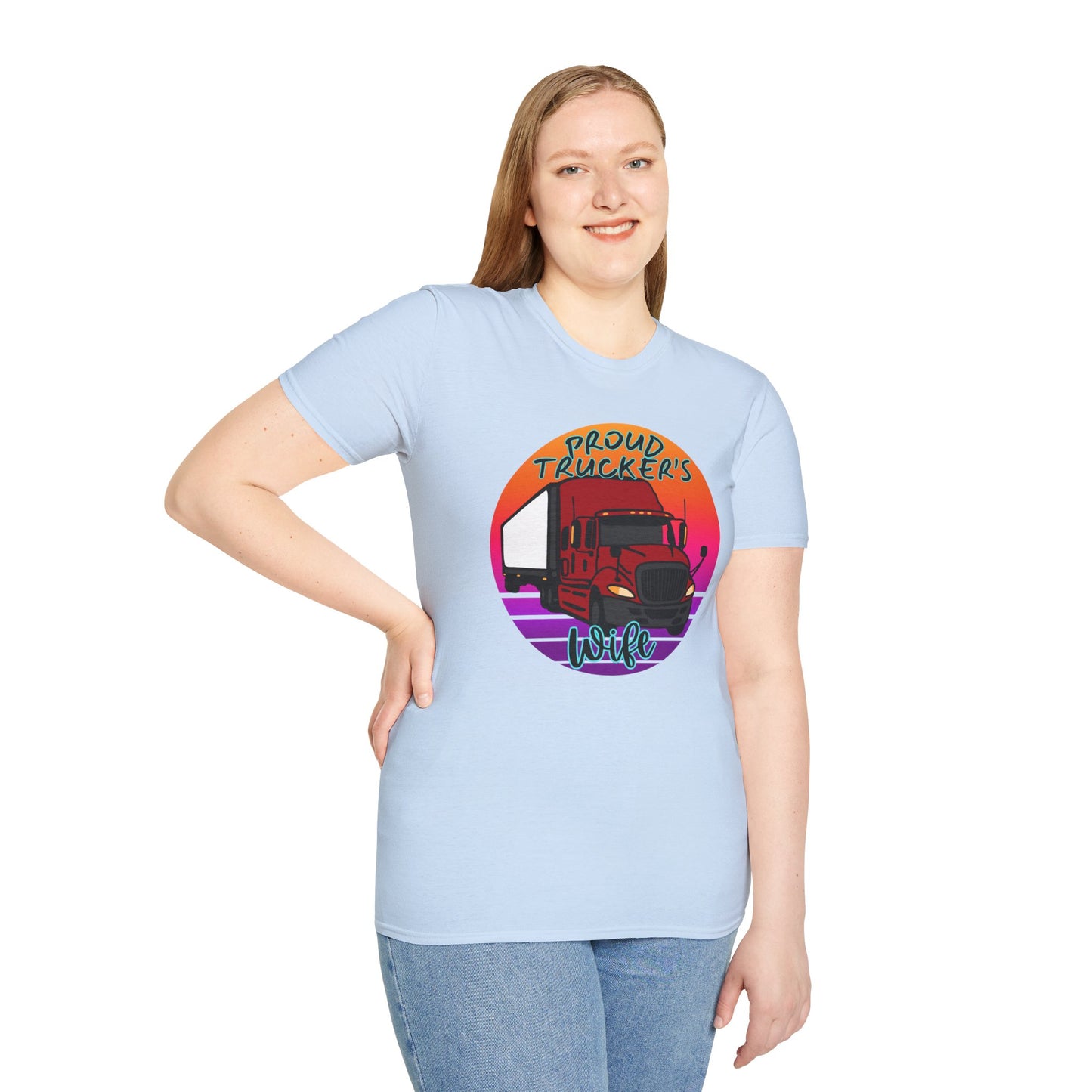 Proud Trucker's Wife Unisex Tee