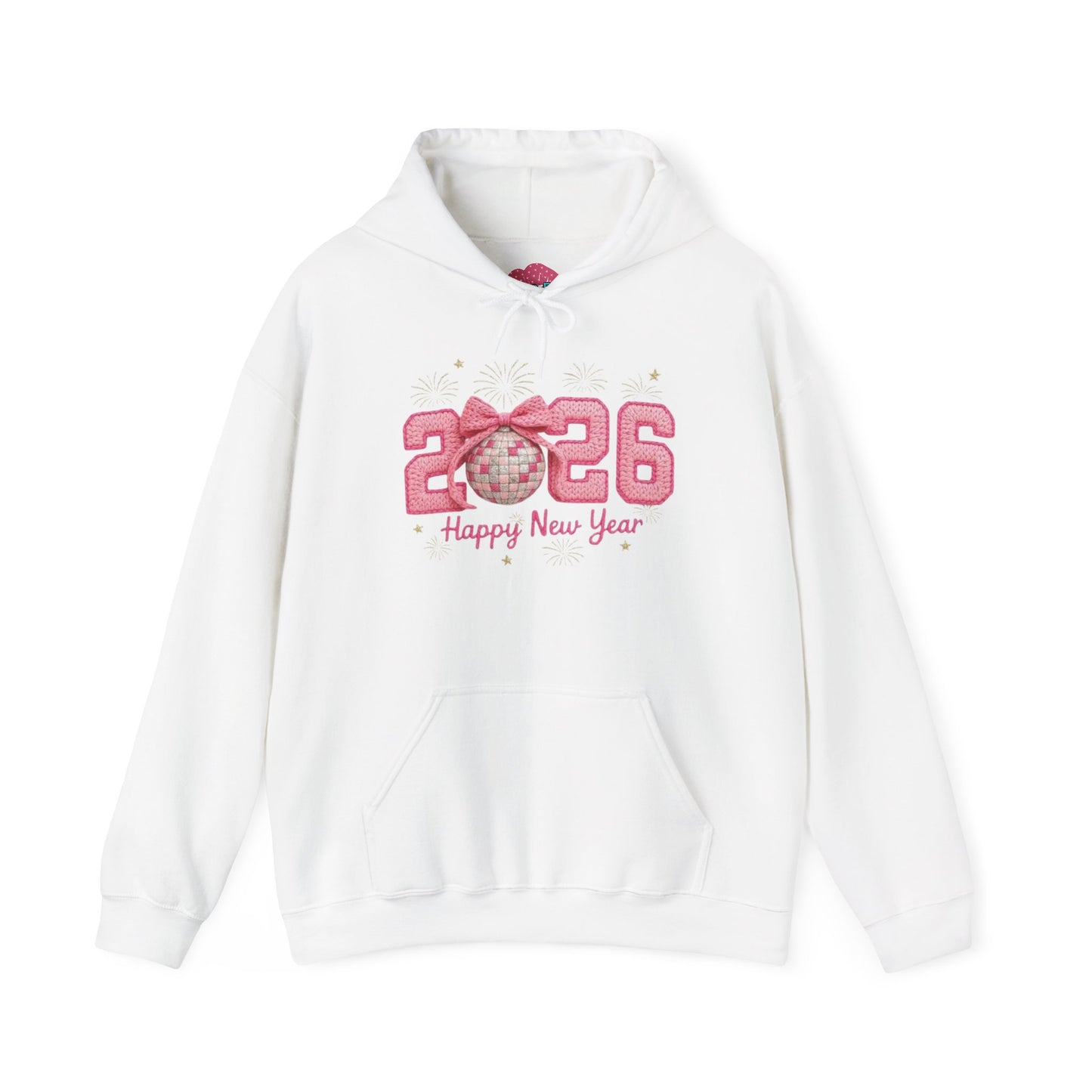 2026 Pink Glitter New Year Unise Sweatshirt