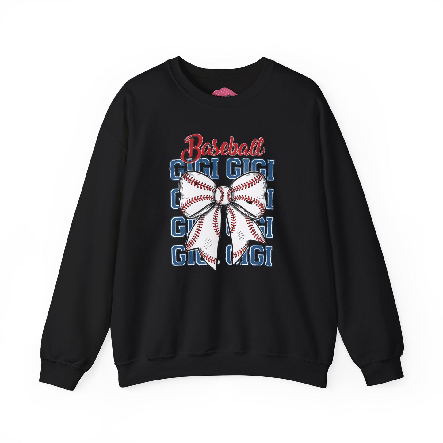Gigi Baseball Bow Crewneck Sweatshirt