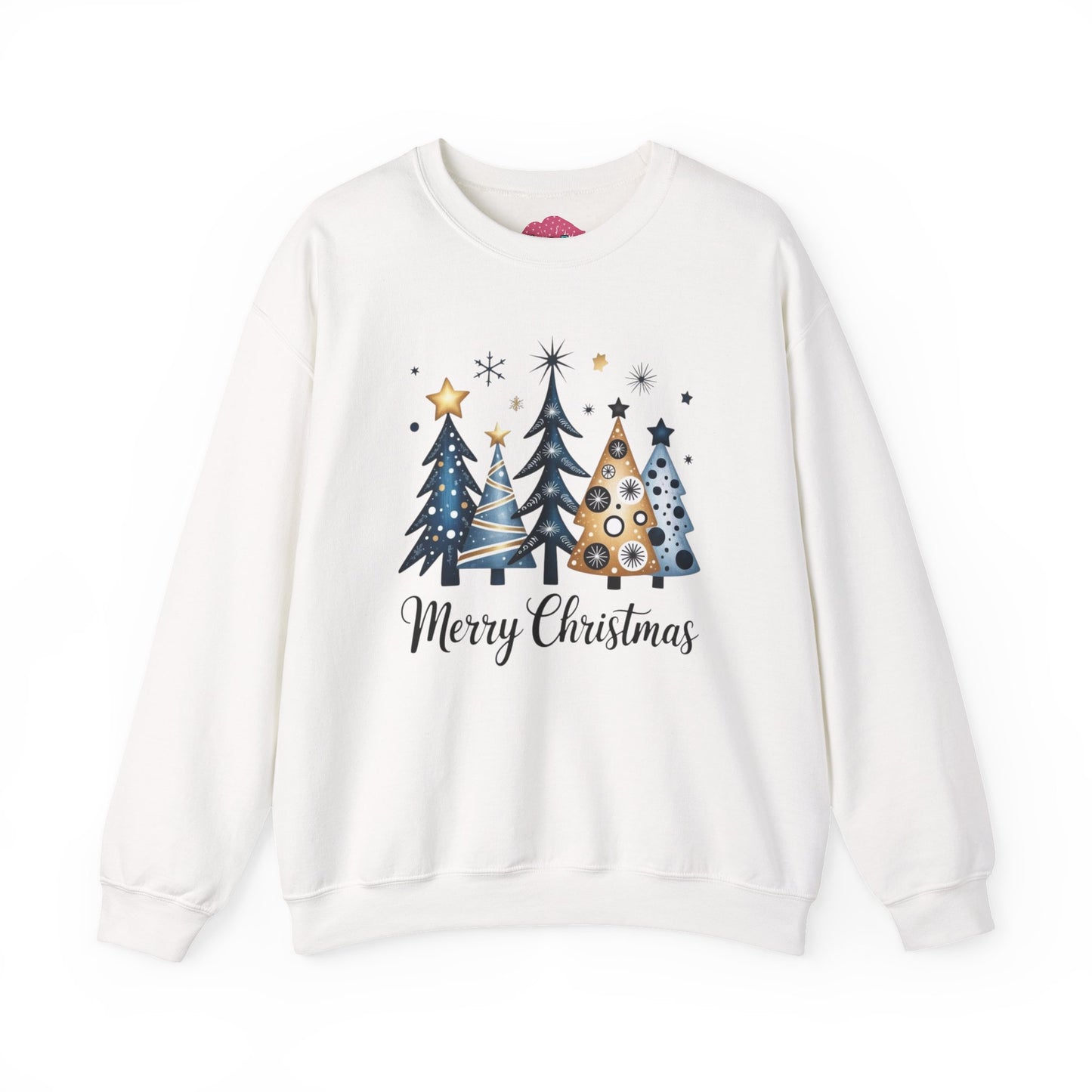 Golden Christmas Tree Crewneck Sweatshirt