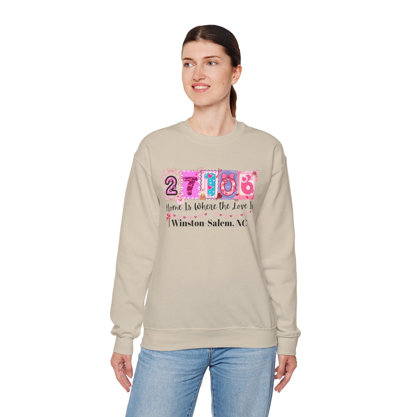 Home Is Where The Love Is Crewneck Sweatshirt