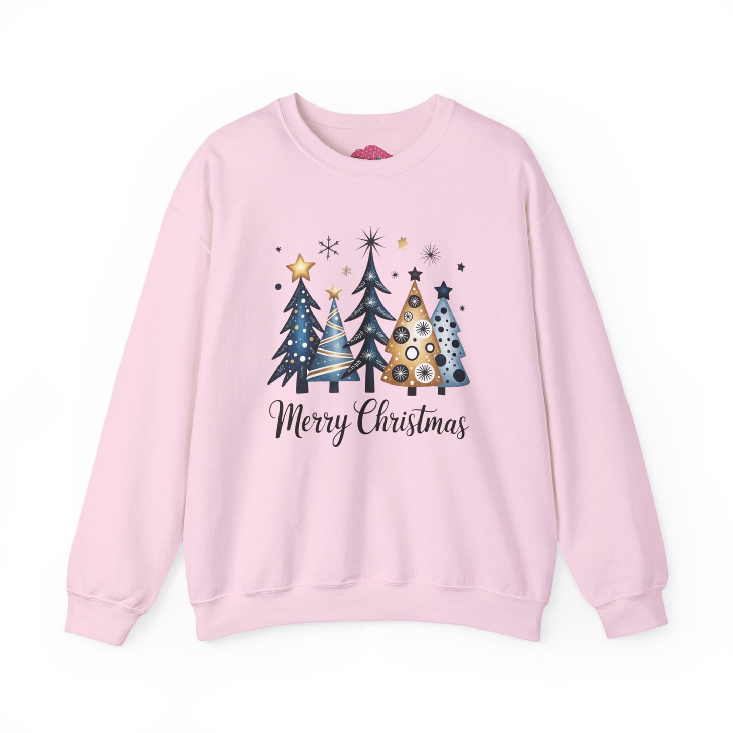 Golden Christmas Tree Crewneck Sweatshirt
