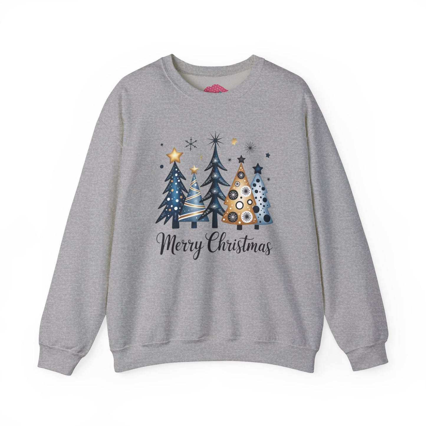 Golden Christmas Tree Crewneck Sweatshirt