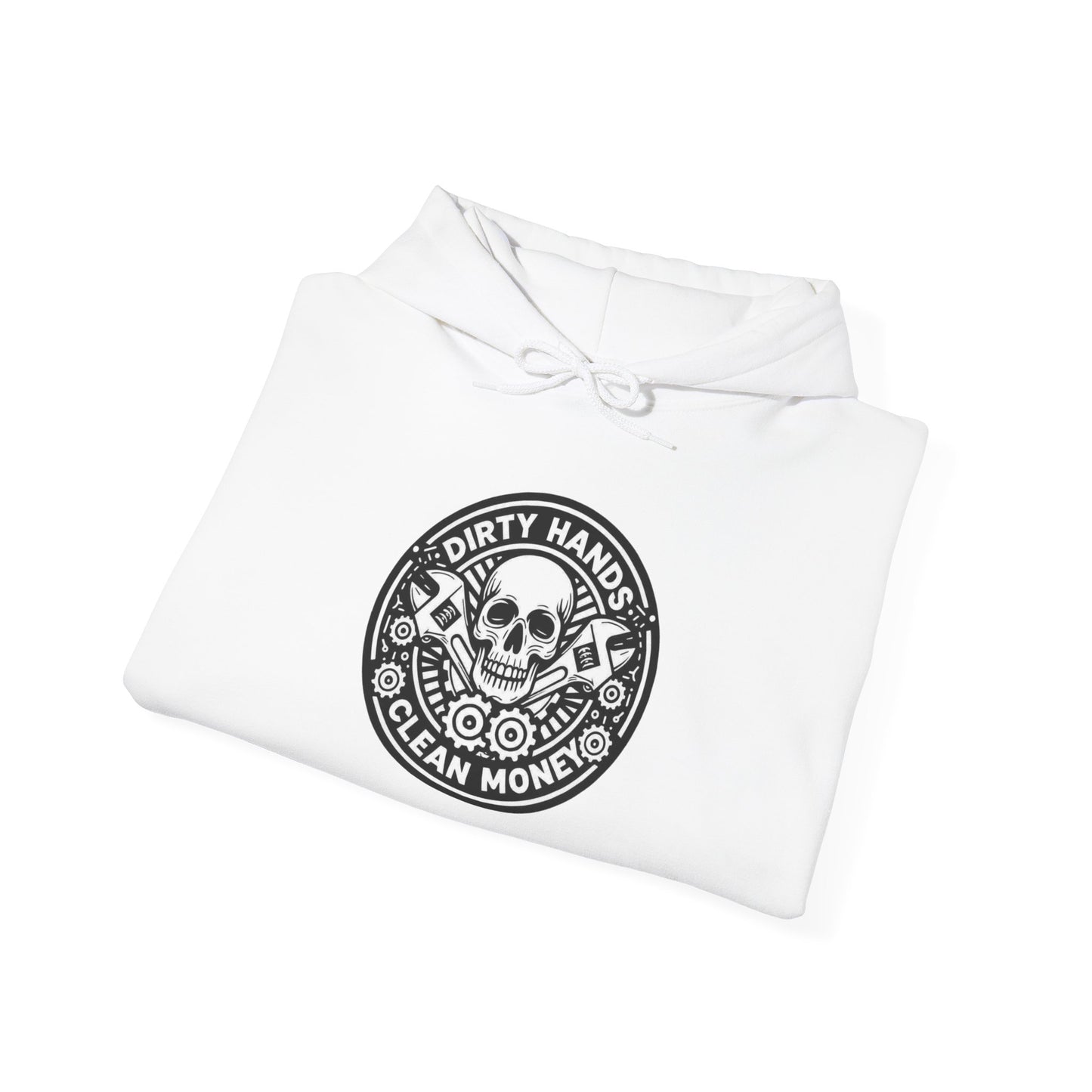Dirty Hands Clean Money Skull Unisex Pullover