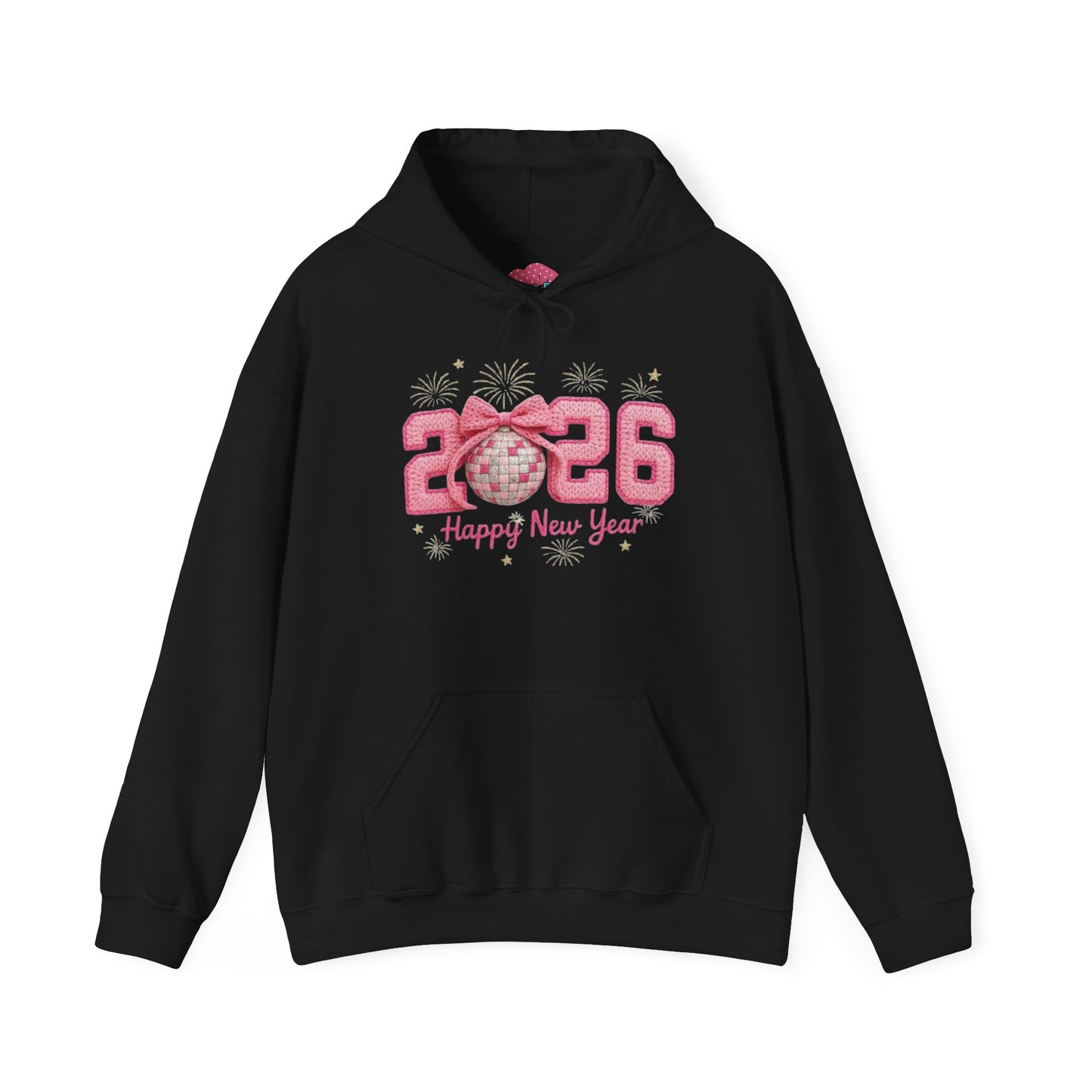 2026 Pink Glitter New Year Unise Sweatshirt