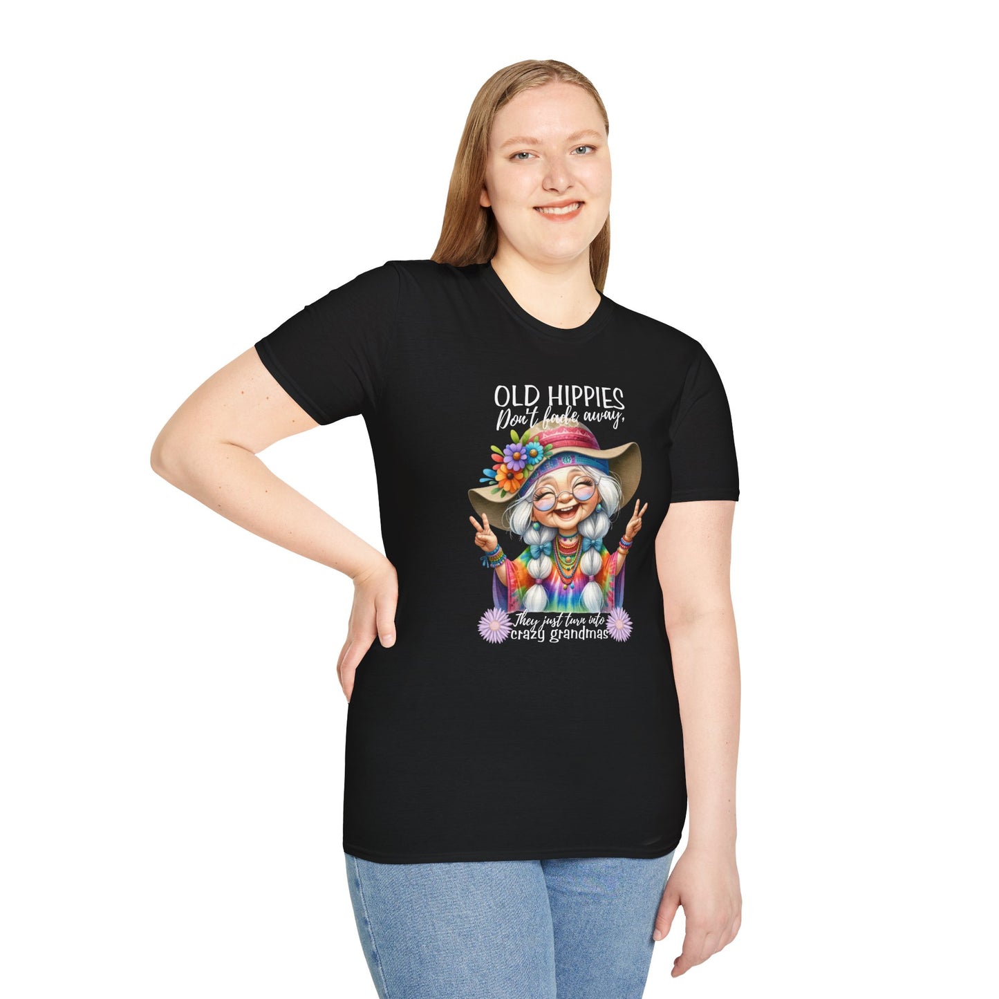 Hippie Grandma Unisex Tee Retro Luxe