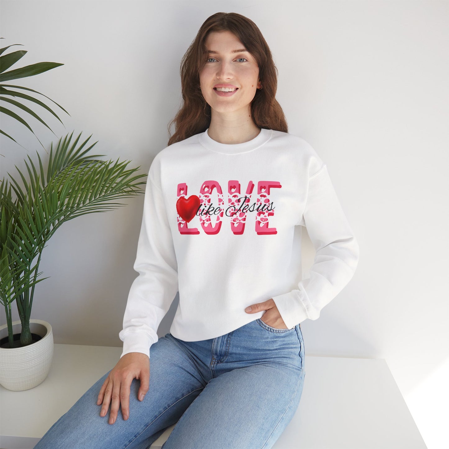 Love Like Jesus Crewneck Sweatshirt