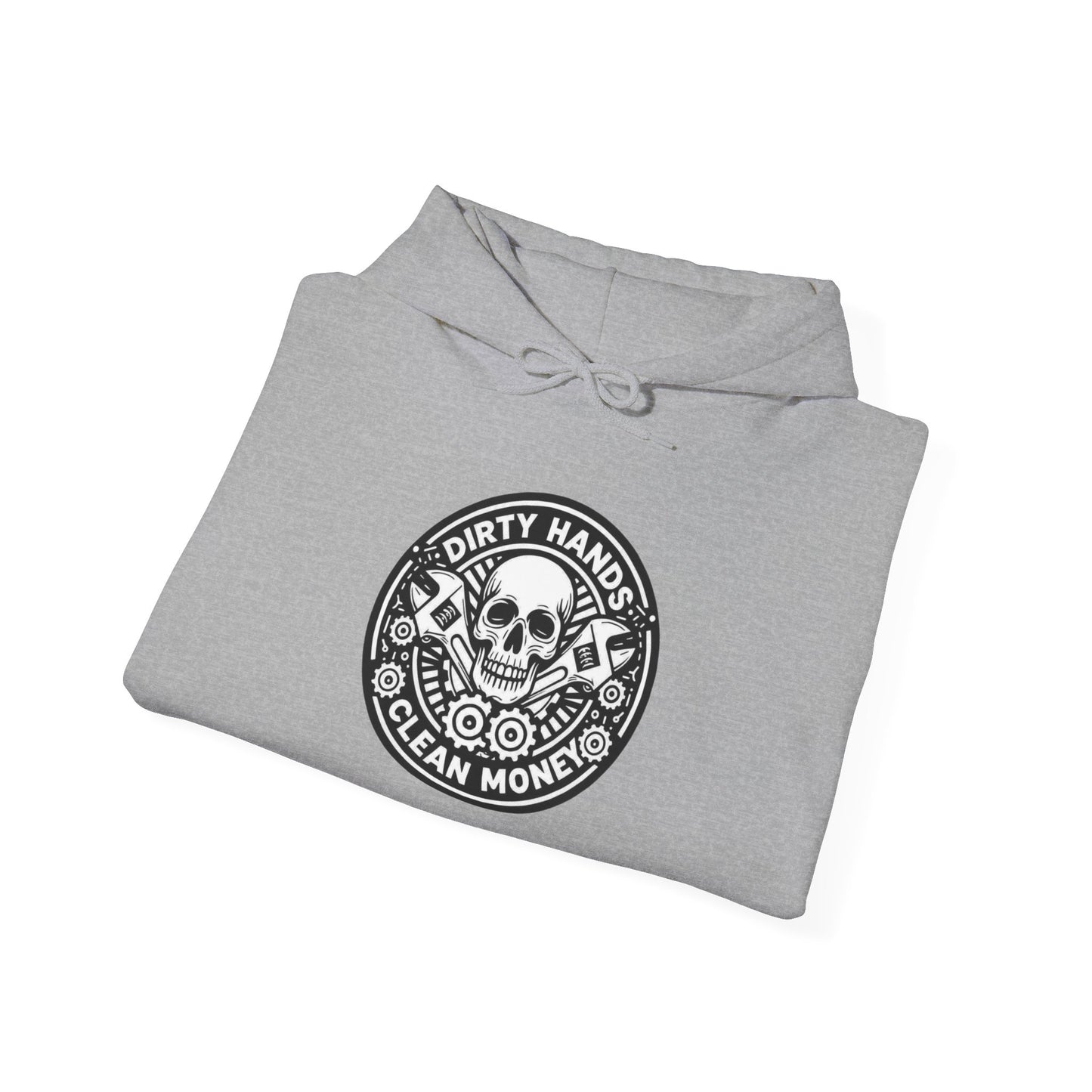 Dirty Hands Clean Money Skull Unisex Pullover