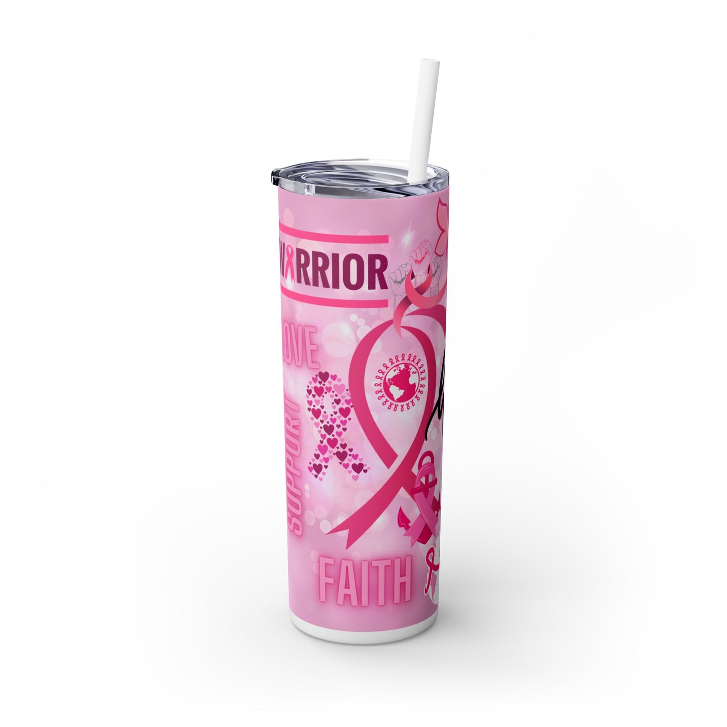 Breast Cancer Skinny Tumbler | 20oz