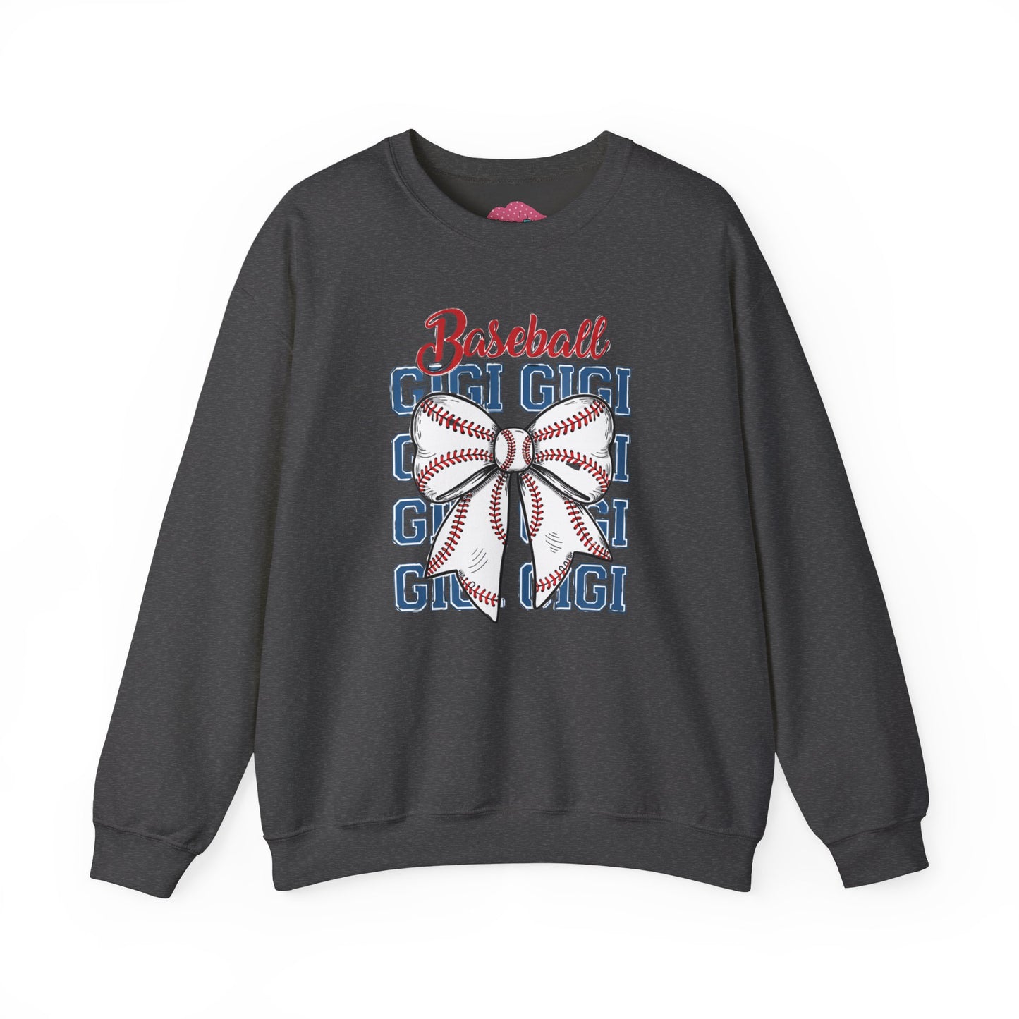 Gigi Baseball Bow Crewneck Sweatshirt