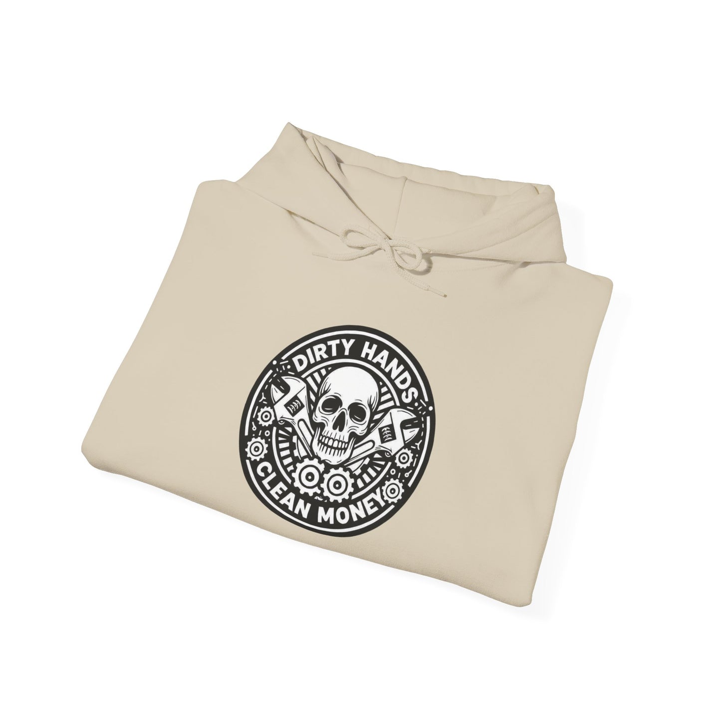 Dirty Hands Clean Money Skull Unisex Pullover