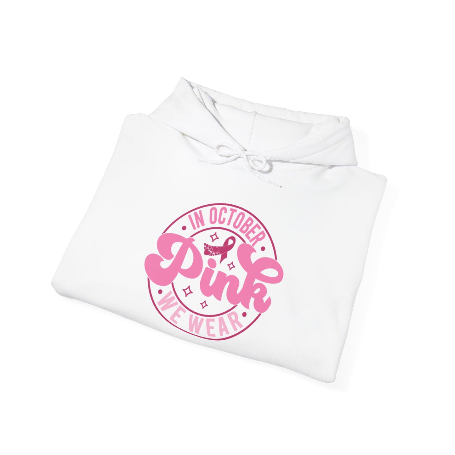 'In October We Wear Pink' Comfort Hoodie