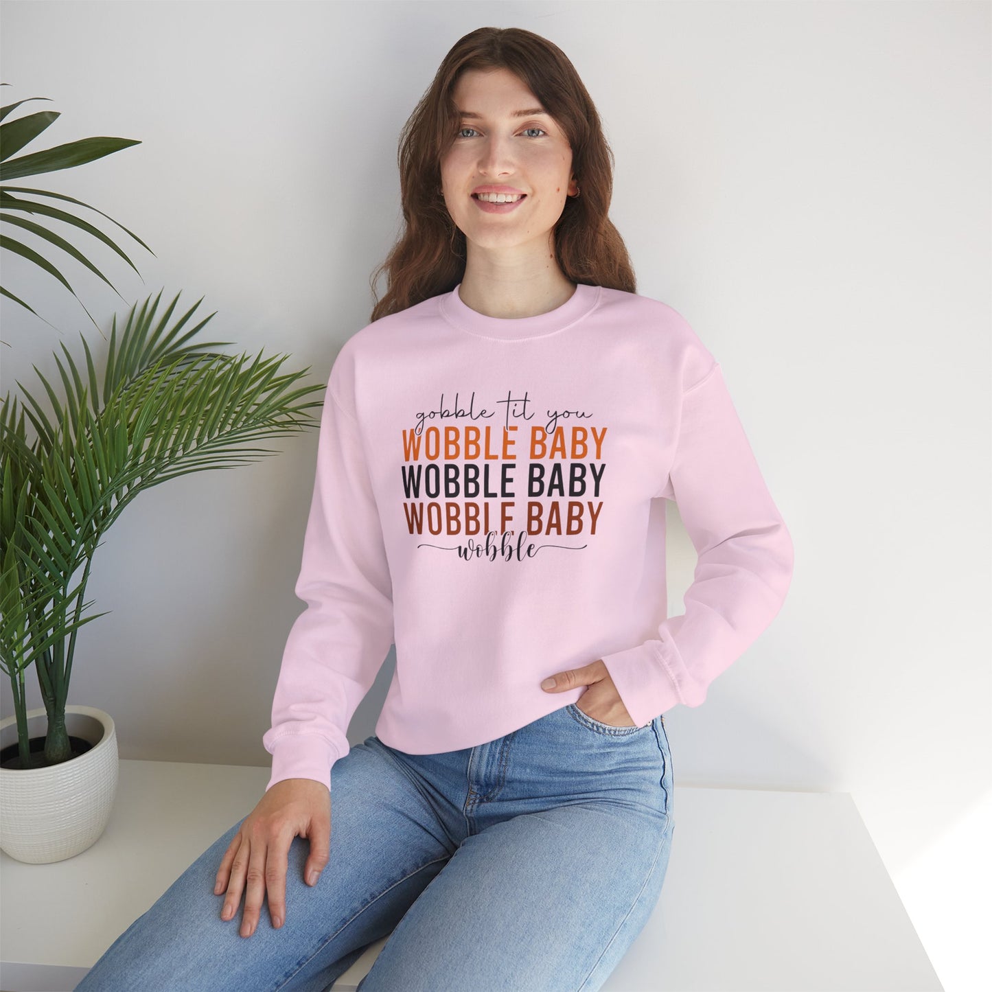 Wobble Baby Crewneck Sweatshirt - Unisex Heavy Blend™