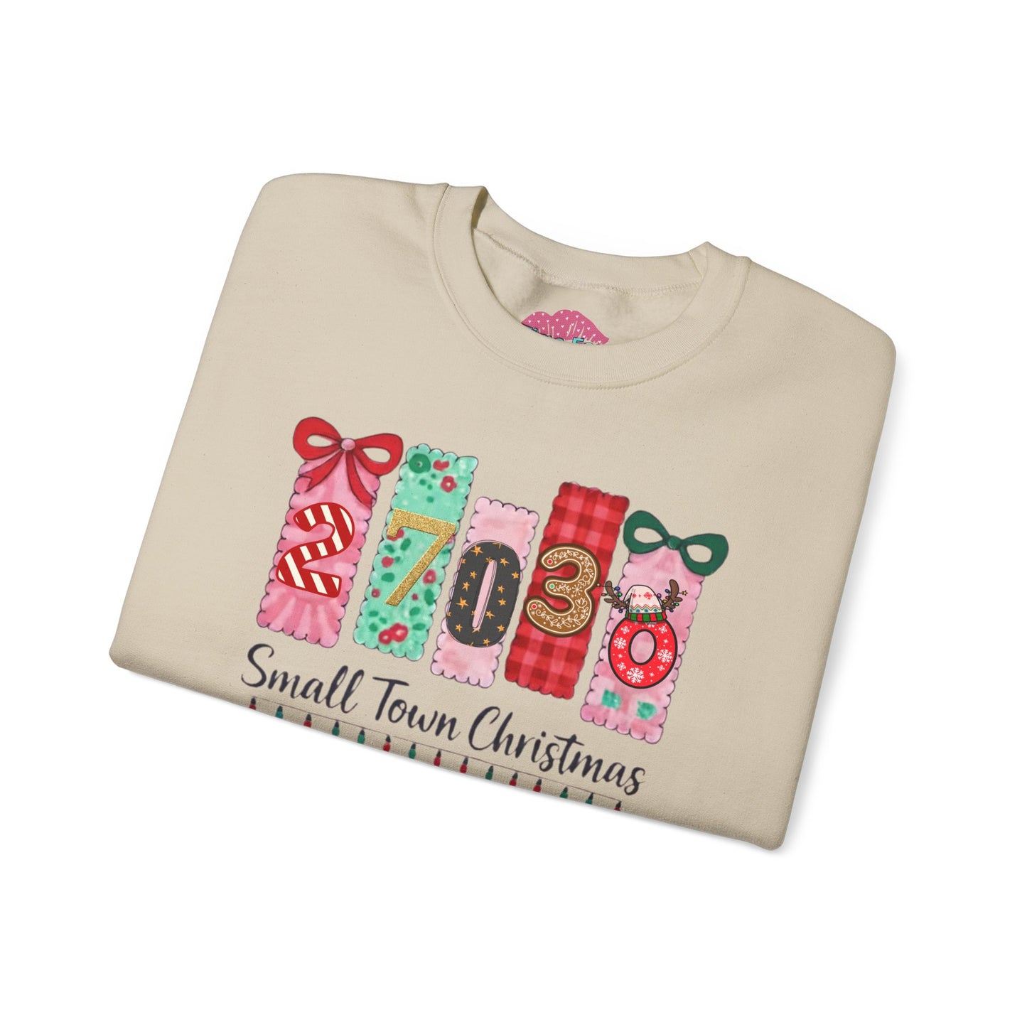 Small Town Christmas Zip Code Sweatshirt