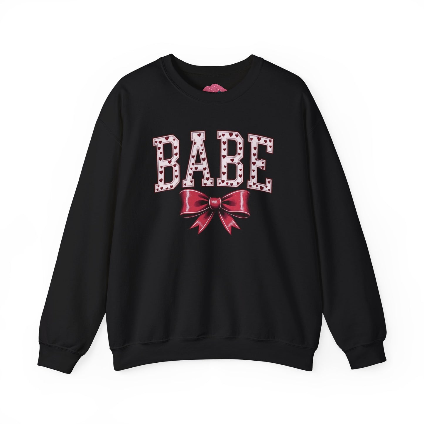 Babe Bow Crewneck Sweatshirt