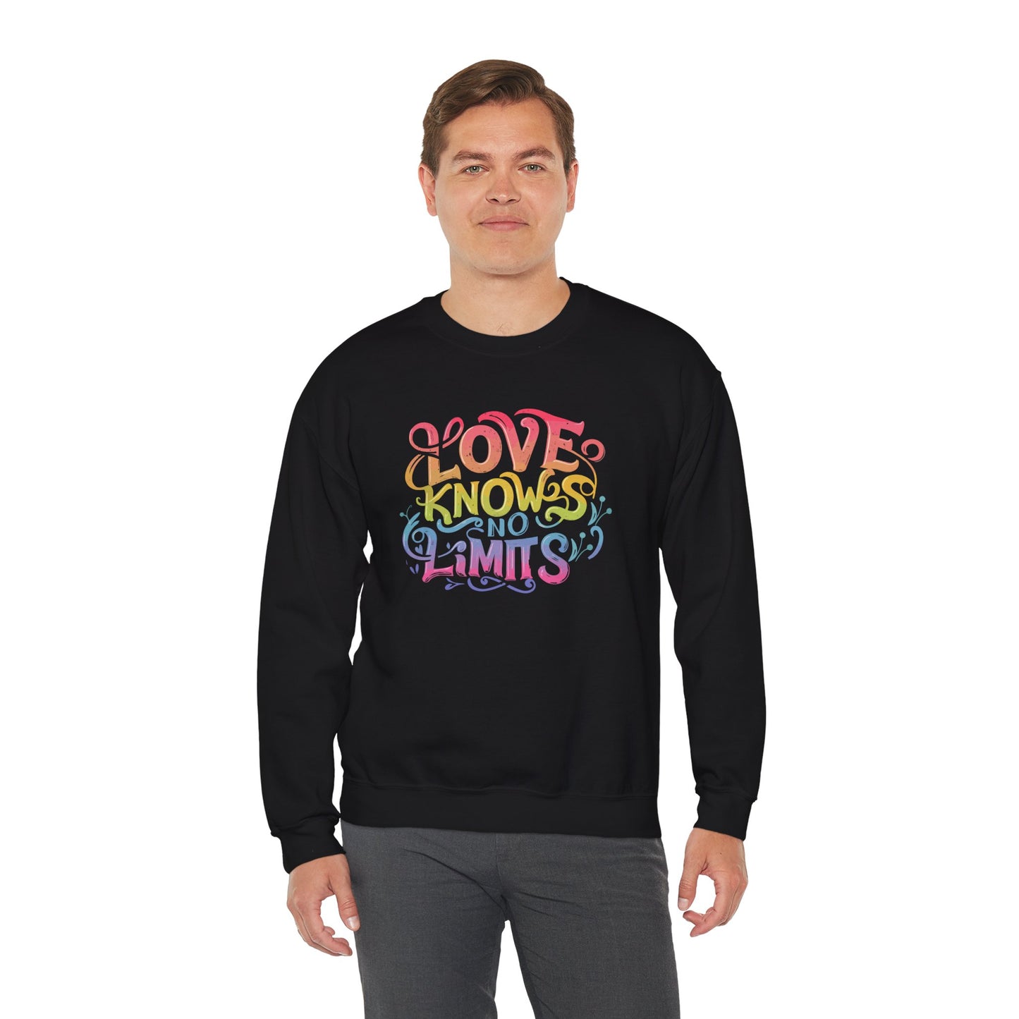 Love Knows No Limits Rainbow Unisex Sweatshirt