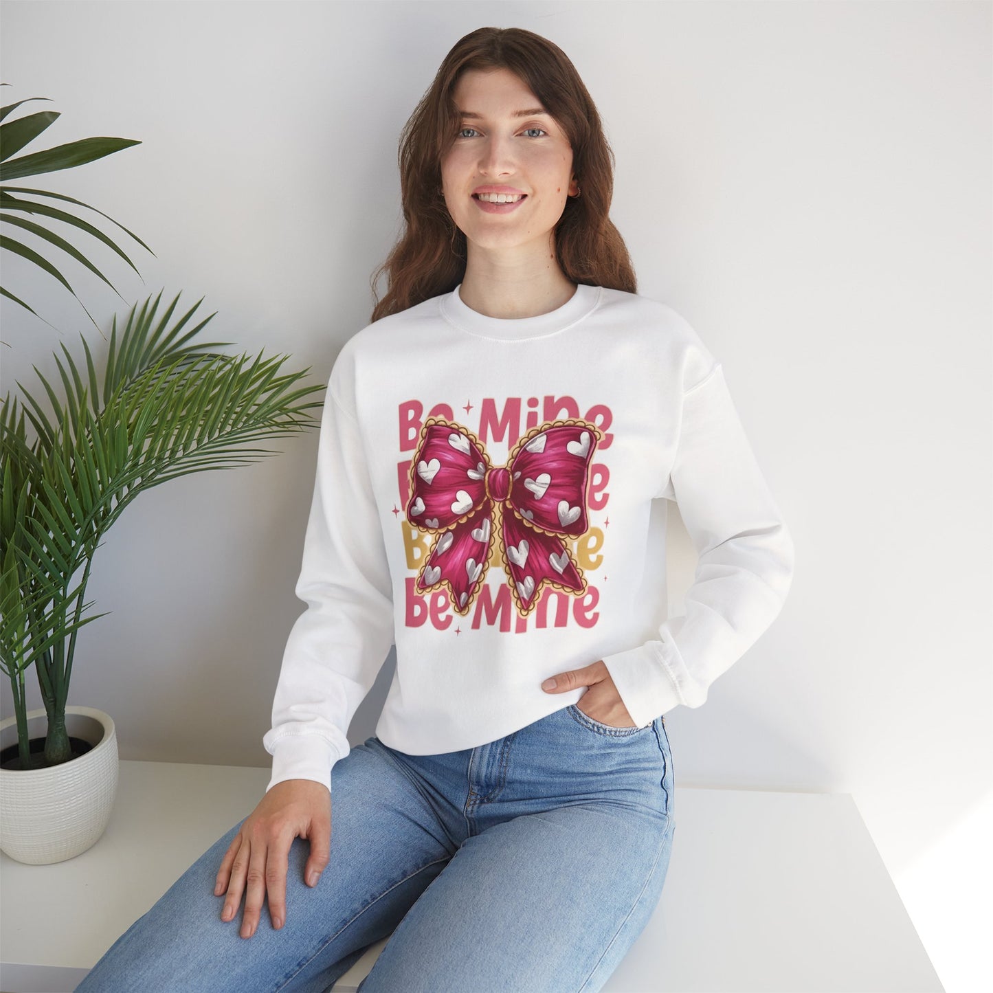 Be Mine Bow Sweatshirt