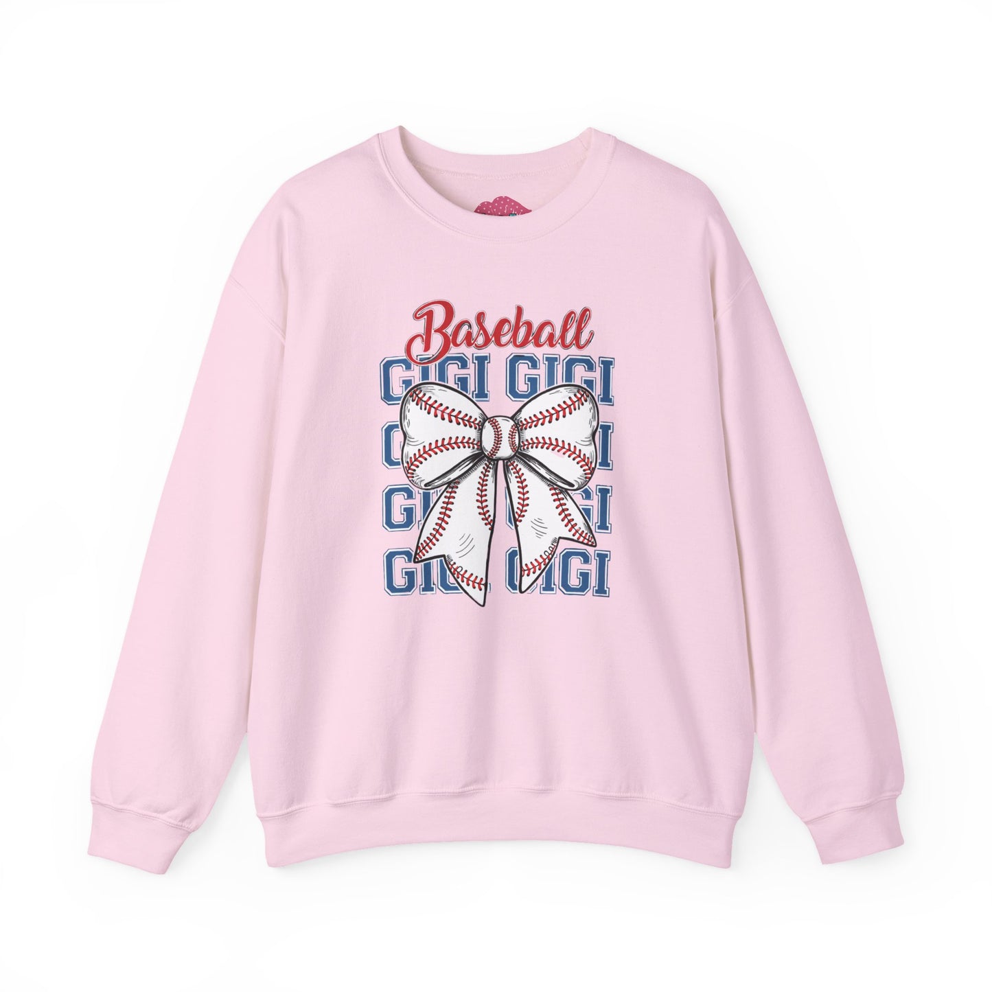 Gigi Baseball Bow Crewneck Sweatshirt