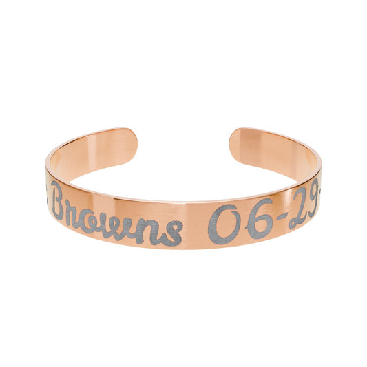 Personalized Engraved Cuff Bracelet