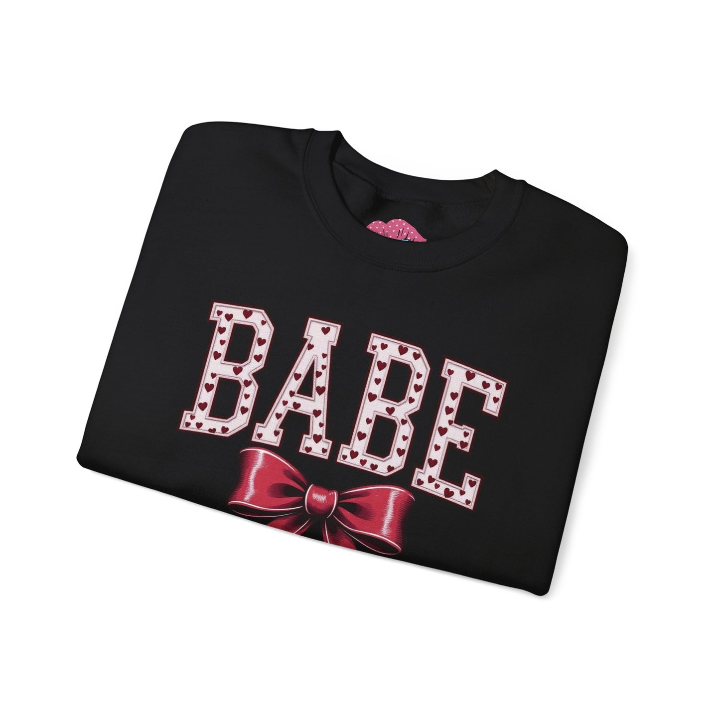 Babe Bow Crewneck Sweatshirt