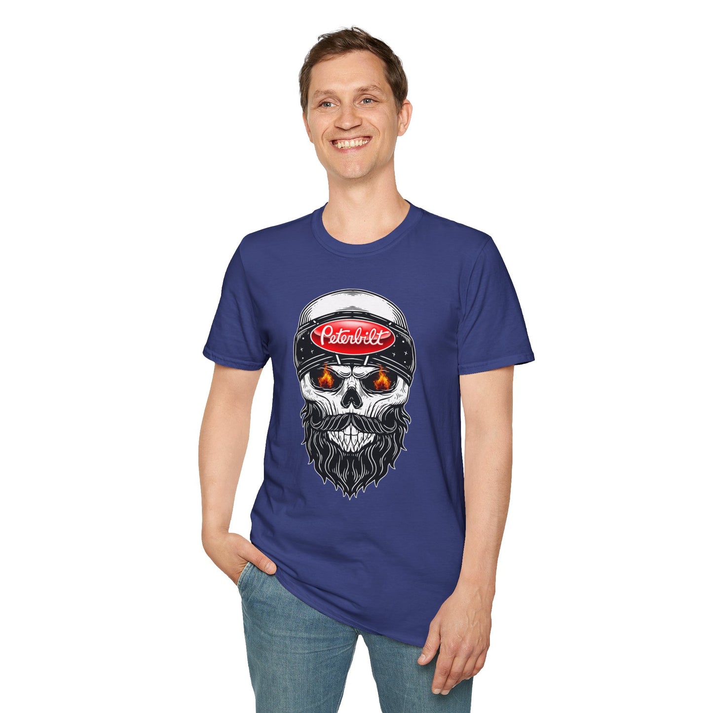 Skull Peterbilt Graphic Unisex T-Shirt