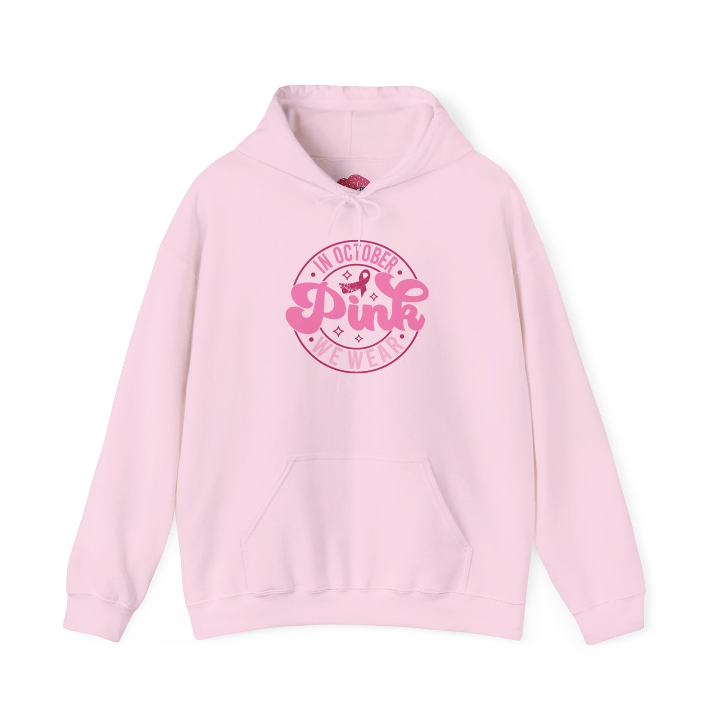 'In October We Wear Pink' Comfort Hoodie