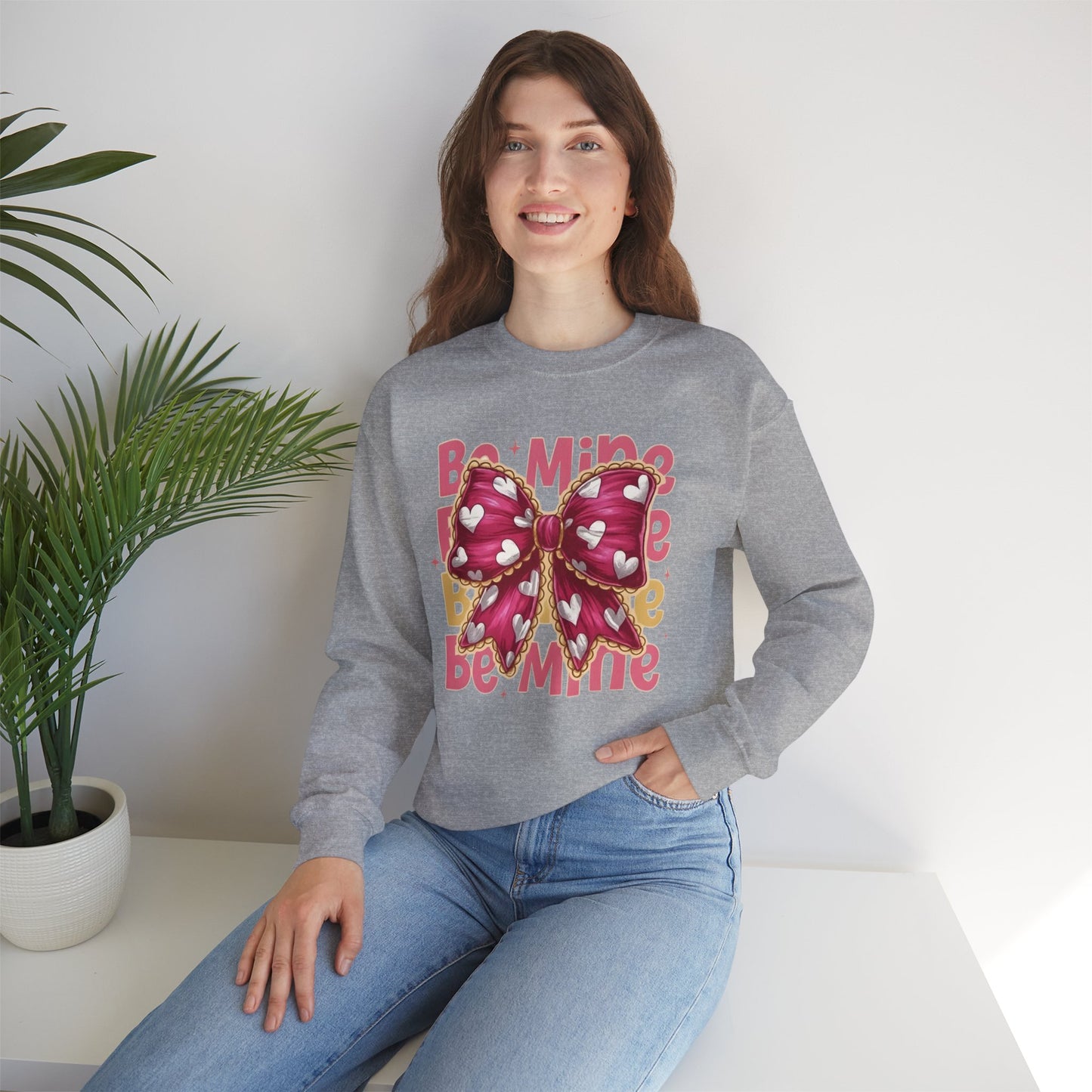Be Mine Bow Sweatshirt
